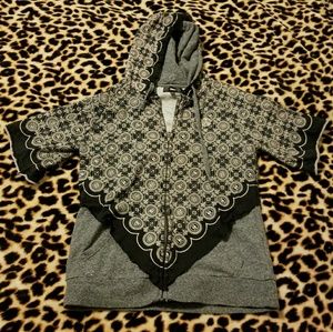 Obey short sleeve hoodie